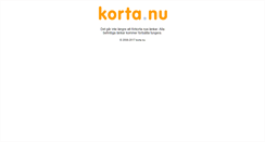 Desktop Screenshot of korta.nu